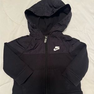 Black Nike jacket 12 mos